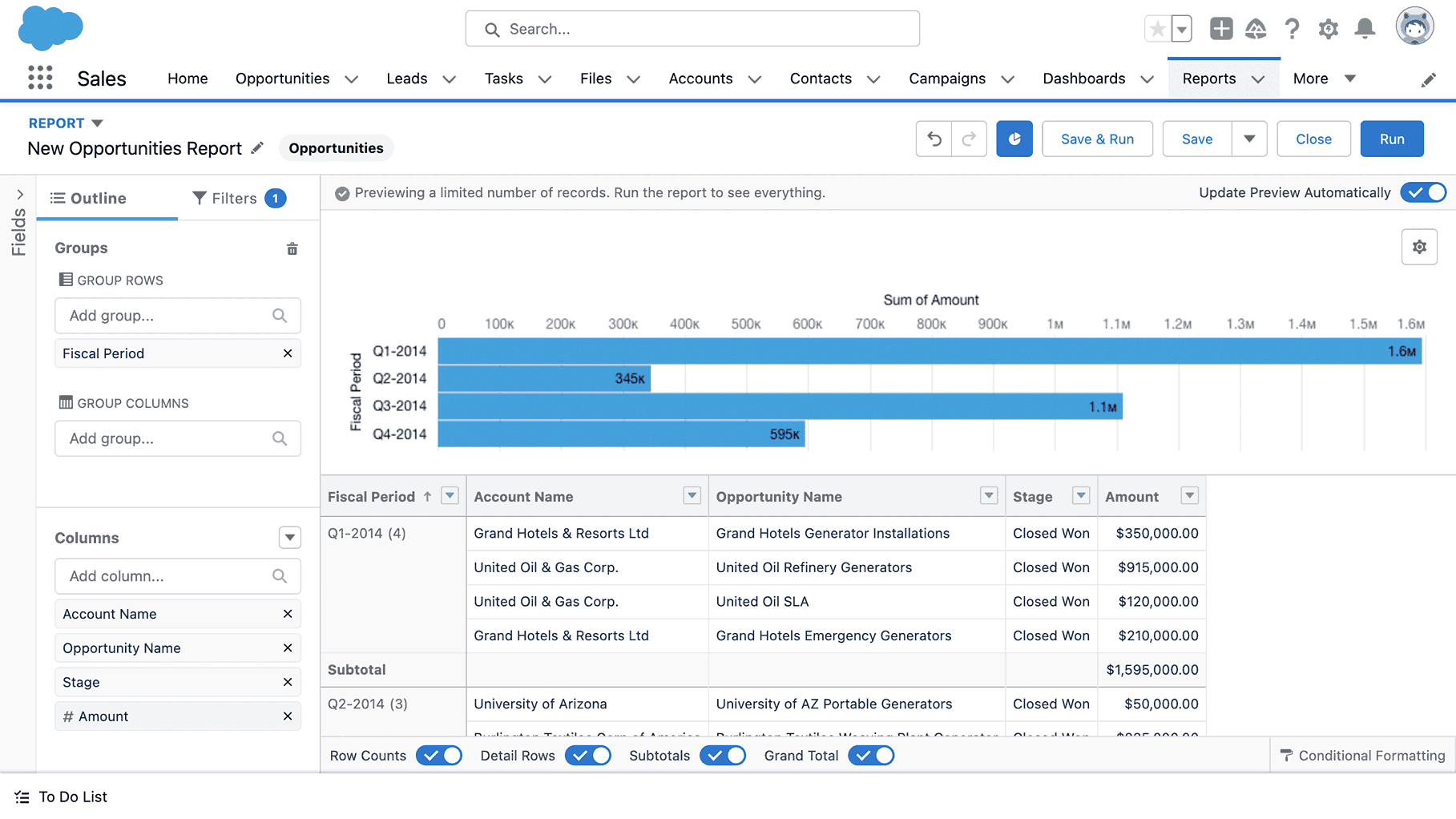 salesforce dashboard image